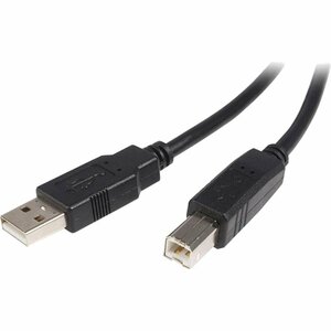StarTech.com 3m USB 2.0 A to B Cable - M/M - 5m USB printer Cable - 5m USB printer cord - 5m USB 2.0 a to b Cable - 1 x Ty