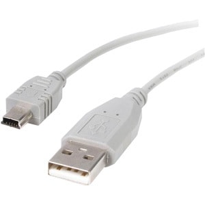 StarTech.com 1m Mini USB 2.0 Cable - 2 Meter A to Mini B - M/M - USB 2.0 A to Mini Cord - Connect your (USB Mini) portable