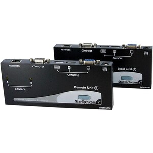 StarTech.com USB VGA KVM Verlängerung bis zu 150m - KVM extender über Cat5 UTP Netzwerkkabel - 2 Computer - 1 Lokaler Benu