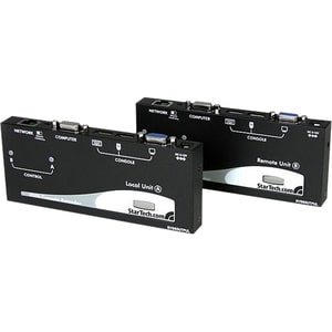 StarTech.com USB VGA KVM Verlängerung bis zu 300m - KVM extender über Cat5 UTP Netzwerkkabel - 2 Computer - 1 Lokaler Benu