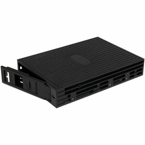 StarTech.com Drive Bay Adapter for 3.5" Serial Attached SCSI (SAS), SATA/600 - Serial ATA/600 Host Interface Internal - Bl