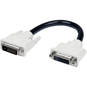 StarTech.com 15cm DVI-D Dual Link Monitor-Verlängerungskabel - St/Bu - Erster Anschluss: 1 x DVI-D (Dual-Link) Stecker Dig