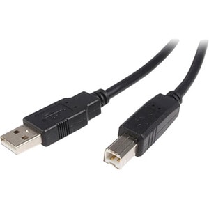 StarTech.com 2m USB 2.0 A to B Cable - M/M - 2 Meter USB Printer Cable Cord - 1 x Type A Male USB - 1 x Type B Male USB - 