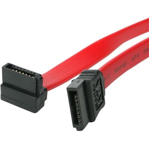 StarTech.com 6in SATA to Right Angle SATA Serial ATA Cable - 1 x Female SATA - 1 x Female SATA - Red