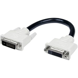StarTech.com 6in DVI-D Dual Link Digital Port Saver Extension Cable M/F - 1 x DVI-D (Dual-Link) Male Digital Video - 1 x D