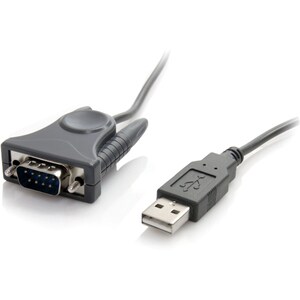 StarTech.com Cable Adaptador de 0.9m USB a Serial Serie DB9 DB25 RS232 - Gris