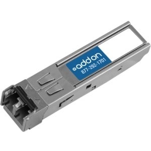 AddOn Cisco GLC-FE-100FX-RGD Compatible TAA Compliant 100Base-FX SFP Transceiver (MMF, 1310nm, 2km, LC, DOM, Rugged) - 100