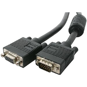 StarTech.com 15m Coax High Resolution Monitor VGA Video Extension Cable - HD15 M/F - VGA for Monitor, Video Device, Projec