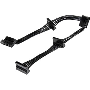StarTech.com 4x SATA Power Splitter Adapter Cable - Add four extra SATA power outlets to your Power Supply - sata power sp