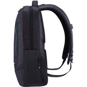 Incase Carrying Case (Backpack) for 38.1 cm (15") Apple iPhone iPad Notebook - Ebony, Clover - Nylon Body - Plush, Faux Fu