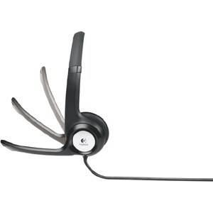 Logitech H390 USB Digital Headset - Stereo - USB - Wired - 20 Hz to 20 kHz - Over-the-head - Binaural - Ear-cup - 243.8 cm