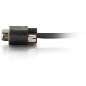 C2G 3ft Serial RS232 DB9 Null Modem Cable with Low Profile Connectors F/F - In-Wall CMG-Rated - 3 ft Serial Data Transfer 