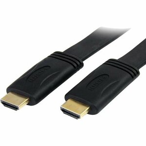 StarTech.com 5m Flat High Speed HDMI Cable with Ethernet - Ultra HD 4k x 2k HDMI Cable - HDMI to HDMI M/M - Flat HDMI Cabl