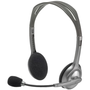 Logitech H110 Stereo Headset - Stereo - Mini-phone (3.5mm) - Wired - 20 Hz to 20 kHz - Over-the-head - Binaural - Semi-ope