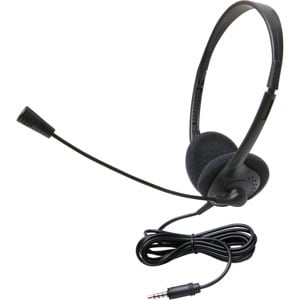 Califone 3065Avt Lightweight Stereo Headset W/Mic 3.5Mm - Stereo - Mini-phone (3.5mm) - Wired - 32 Ohm - 20 Hz to 20 kHz -
