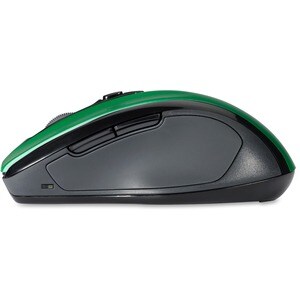Kensington Pro Fit Mid-size Wireless Mouse - Optical - Wireless - Radio Frequency - 2.40 GHz - Emerald Green - 1 Pack - US