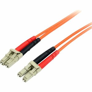 StarTech.com 2m Fiber Optic Cable - Multimode Duplex 62.5/125 - LSZH - LC/LC - OM1 - LC to LC Fiber Patch Cable - First En