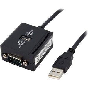 StarTech.com 6ft (1.8m) 1-Port Professional RS422/485 USB Serial Cable Adapter with COM Retention, USB to RS422 Adapter - 