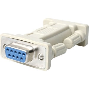 StarTech.com DB9 RS232 Serial Null Modem Adapter - F/F - Cost-effective way of converting a straight through cable into a 