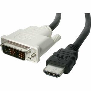 StarTech.com 1m HDMI to DVI-D Cable - M/M - Cable for Video Device, TV, Projector, Monitor, LCD TV, Plasma, HDTV, DVD Play