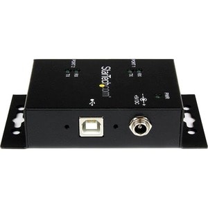 StarTech.com USB to Serial Adapter â€" 2 Port â€" Wall Mount â€" Din Rail Clips â€" Industrial â€" COM Port Retention â€" 