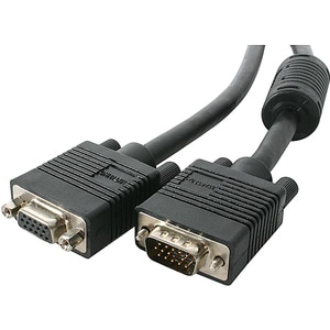 StarTech.com 15m Coax High Resolution Monitor VGA Video Extension Cable - HD15 M/F - Cable for Monitor, Video Device, Proj