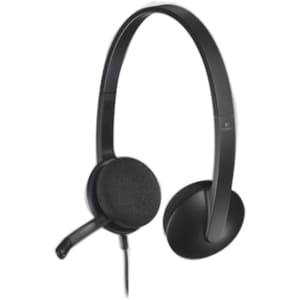Casque Logitech H340 - Filaire - Design Sur tête - Stéréo - Couleur Noir - Binaural - Semi-ouvert - Fréquence 20 Hz/20 kHz