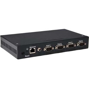 Brainboxes 4 Port RS422/485 Ethernet to Serial Adapter - DIN Rail Mountable, Wall-mountable - TAA Compliant