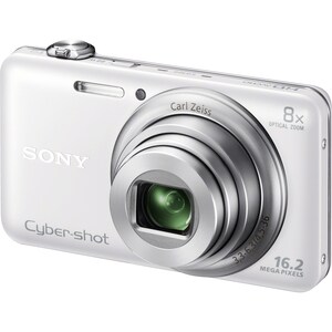 Sony Cyber-shot DSC-WX60 16.2 Megapixel Compact Camera - White - 1/2.3" Exmor R CMOS Sensor - 2.7"LCD - 8x Optical Zoom - 