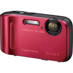 Sony Cyber-shot DSC-TF1 16.1 Megapixel Compact Camera - Red - 1/2.3" Super HAD CCD Sensor - Autofocus - 2.7"LCD - 4x Optic