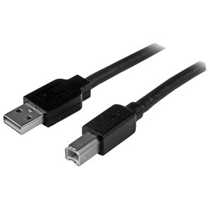 StarTech 15m / 50 ft Active USB 2.0 A to B Cable, M/M, TAA - Connect USB 2.0 devices up to 50ft away, with no signal loss 