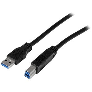 StarTech 2m (6 ft) Certified SuperSpeed USB 3.0 (5Gbps) A to B Cable - M/M - Connect your USB 3.0 devices, with this high-