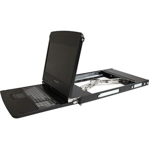 StarTech.com 1U 17" HD 1080p Dual Rail Rackmount Widescreen LCD Console - Monitor or control server equipment from a centr