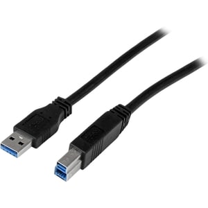 StarTech.com 1m (3ft) Certified SuperSpeed USB 3.0 (5Gbps) A to B Cable - M/M - Connect your USB 3.0 devices, with this hi
