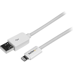 1M WHITE APPLE 8-PIN LIGHTNING TO USB CABLE IPHONE IPOD IPAD