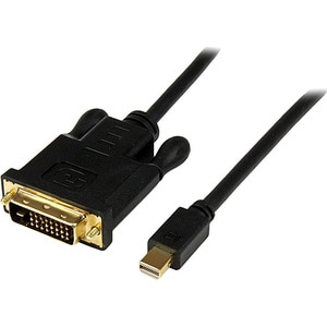 StarTech.com 6ft Mini DisplayPort to DVI Cable, Mini DP to DVI-D Adapter/Converter Cable, 1080p Video, mDP 1.2 to DVI Moni