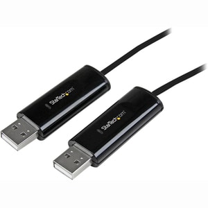 StarTech.com 2 Port USB Keyboard Mouse Switch Cable w/ File Transfer for PC and MacÂ® - Cable for Keyboard/Mouse, Switch, 