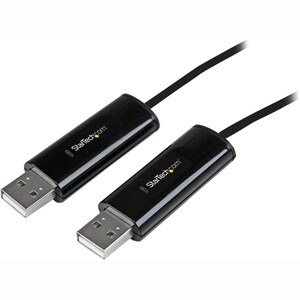 StarTech.com 2 Port USB Keyboard Mouse Switch Cable w/ File Transfer for PC and MacÂ® - USB File Transfer Cable - Dual Por