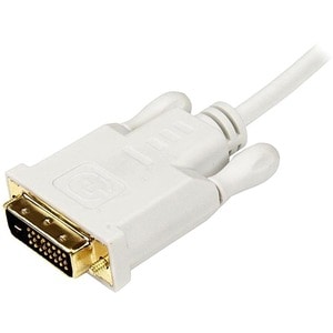 StarTech.com 10 ft Mini DisplayPort to DVI Adapter Converter Cable - Mini DP to DVI 1920x1200 - White - Cable for Video De