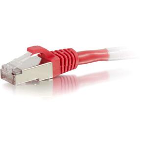 C2G 6ft Cat6 Ethernet Cable - Snagless Shielded (STP) - Red - Category 6 for Network Device - RJ-45 Male - RJ-45 Male - Sh
