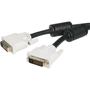 StarTech.com 10m DVI-D Dual Link Cable - Male to Male DVI-D Digital Video Monitor Cable - 25 pin DVI-D Cable M/M Black 10 