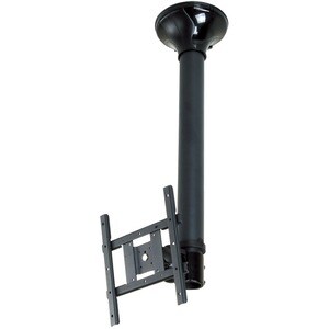Neomounts Neomounts Pro FPMA-C200BLACK Ceiling Mount for Flat Panel Display - Black - Height Adjustable - 25.4 cm to 101.6