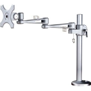 Neomounts Neomounts Pro FPMA-D935G Grommet Mount for Flat Panel Display - Silver - Height Adjustable - 25.4 cm to 66 cm (2