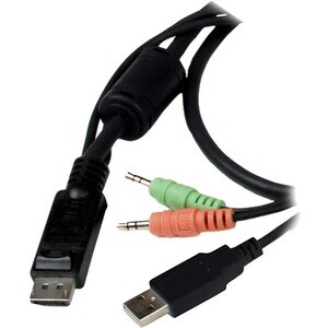 StarTech.com Switch KVM cavo HDMI® USB 2 porte con audio e switch remoto - Alimentazione USB - 2 Computer - 1 Utente Local