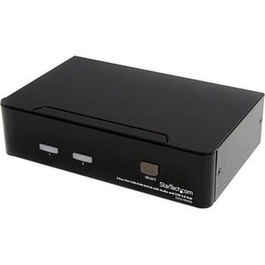 StarTech.com KVM Switchbox - TAA Compliant - 2 Computer(s) - WUXGA - 1920 x 1200 - Desktop