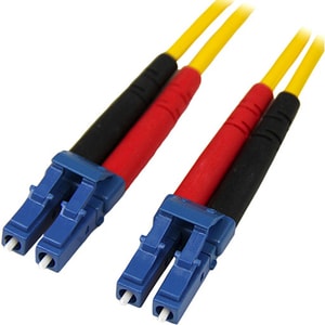 StarTech.com 1m Fiber Optic Cable - Single-Mode Duplex 9/125 LSZH Fiber Jumper Cord - LC/LC - Cable for Network Device, Pa