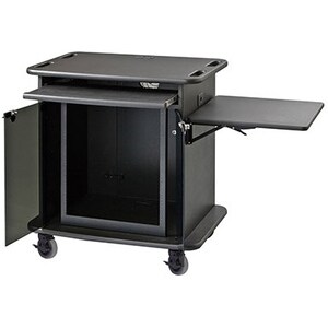 VFI Multimedia Unit - Up to 32" Screen Support - 2 x Shelf(ves) - 34.8" Height x 33" Width x 24" Depth - Black SURFACE ACC