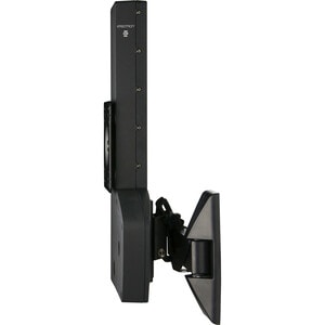 Ergotron Wall Mount for Flat Panel Display - Black - Height Adjustable - 27" to 42" Screen Support - 100 x 100, 400 x 400 