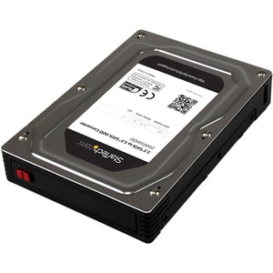 StarTech.com 2.5" to 3.5" SATA Aluminum Hard Drive Adapter Enclosure with SSD / HDD Height up to 12.5mm - Turn a 2.5" SATA