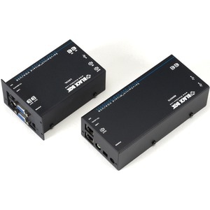 Black Box ServSwitch Wizard USB KVM Extender with Dual-Head VGA and Audio - 984.25 ft Range - WUXGA - 1920 x 1200 Maximum 